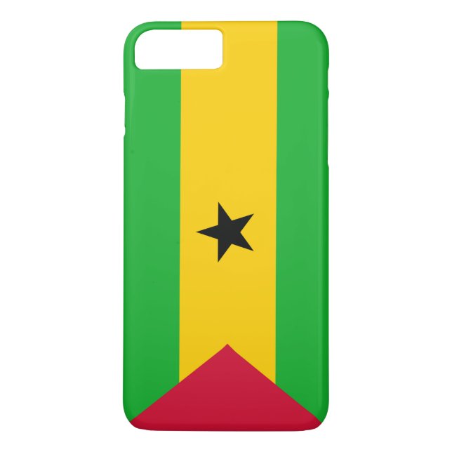 Funda De Case-Mate Para iPhone Bandera de Santo Tomé y Príncipe (Reverso)
