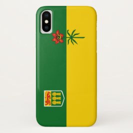Funda Para iPhone X Bandera de Saskatchewan