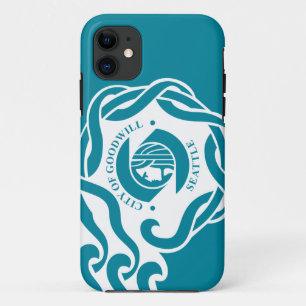 Funda Para iPhone 11 Bandera de Seattle