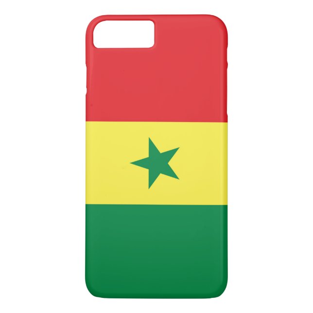 Funda De Case-Mate Para iPhone Bandera de Senegal (Reverso)