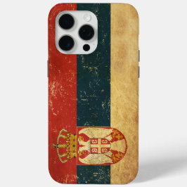Funda Para iPhone 15 Pro Max Bandera de Serbia