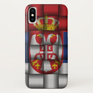 Funda Para iPhone XS Bandera de Serbia