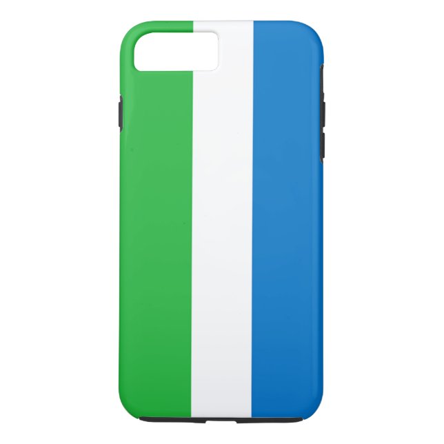 Funda De Case-Mate Para iPhone Bandera de Sierra Leona (Reverso)