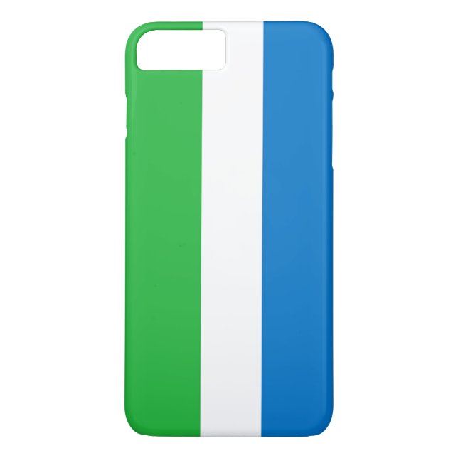 Funda De Case-Mate Para iPhone Bandera de Sierra Leona (Reverso)