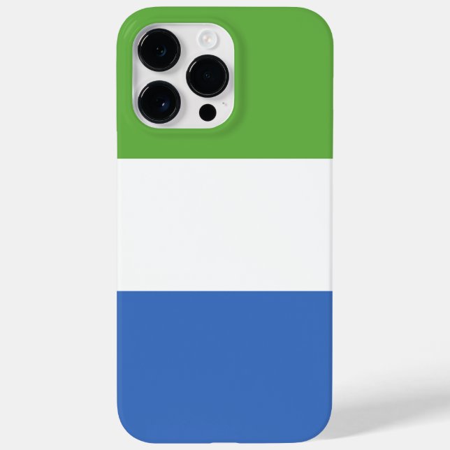 Funda De Case-Mate Para iPhone Bandera de Sierra Leona (Reverso)