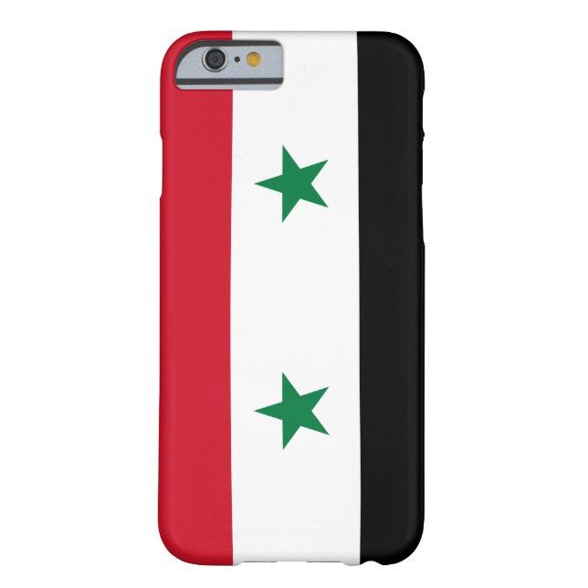 Funda De Case-Mate Para iPhone Bandera de Siria (Reverso)