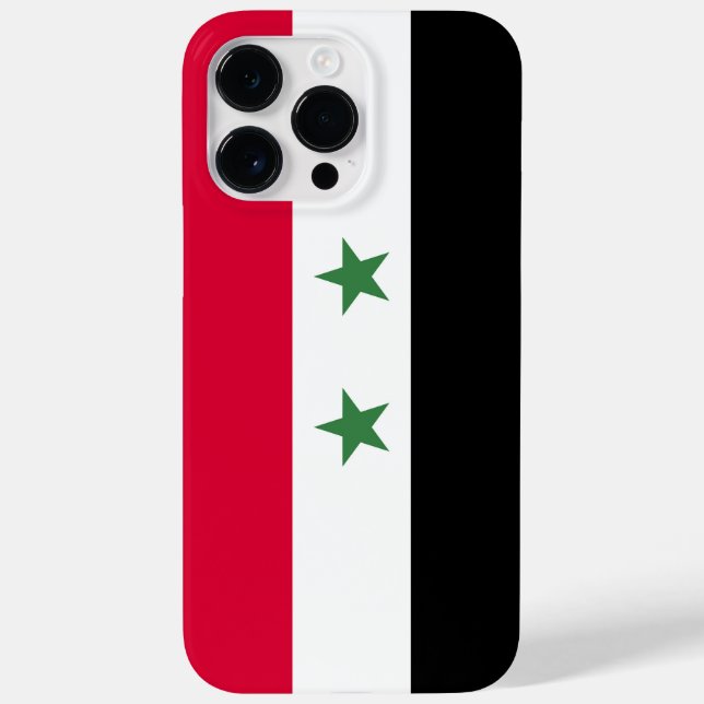 Funda De Case-Mate Para iPhone Bandera de Siria (Reverso)