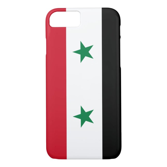 Funda De Case-Mate Para iPhone Bandera de Siria (Reverso)