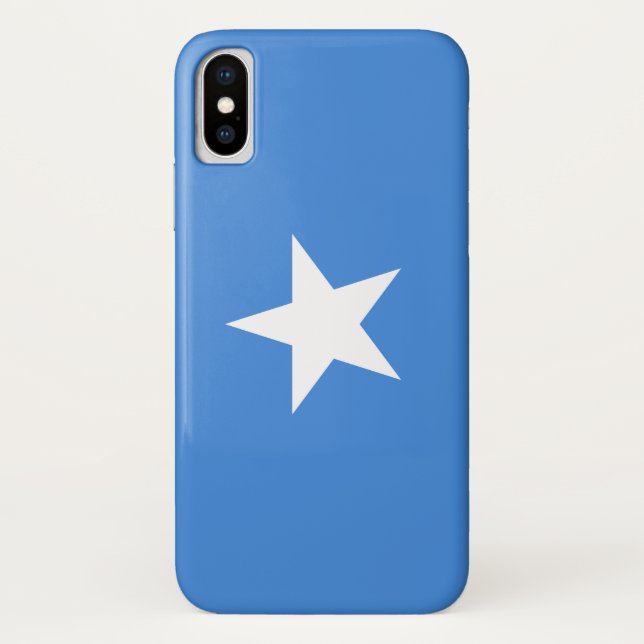 Funda De Case-Mate Para iPhone Bandera de Somalia (Reverso)