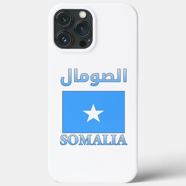 Funda De Case-Mate Para iPhone Bandera de Somalia・・ ص・ Art Guay árabe e inglés Wo (Reverso )