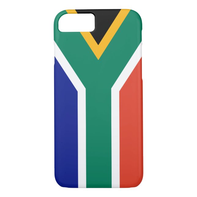 Funda De Case-Mate Para iPhone Bandera de Sudáfrica (Reverso)