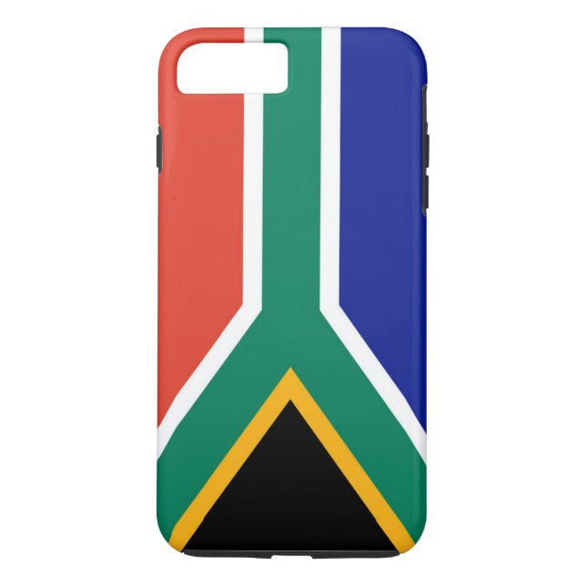 Funda De Case-Mate Para iPhone Bandera de Sudáfrica (Reverso)