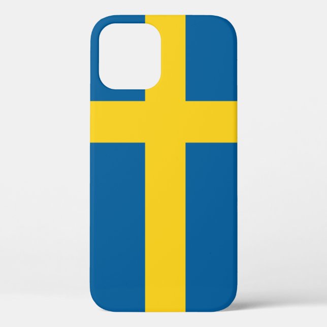 Funda De Case-Mate Para iPhone bandera de suecia (Reverso )