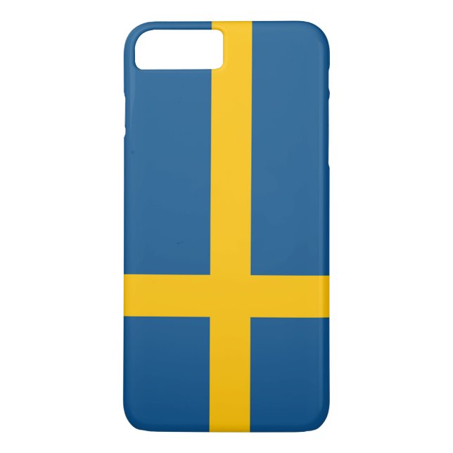 Funda De Case-Mate Para iPhone Bandera de Suecia (Reverso)