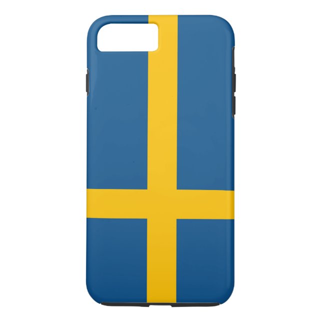 Funda De Case-Mate Para iPhone Bandera de Suecia (Reverso)