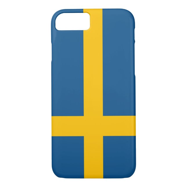 Funda De Case-Mate Para iPhone Bandera de Suecia (Reverso)