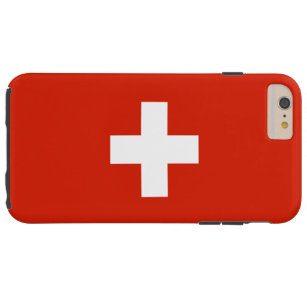 Funda Resistente Para iPhone 6 Plus Bandera de Suiza