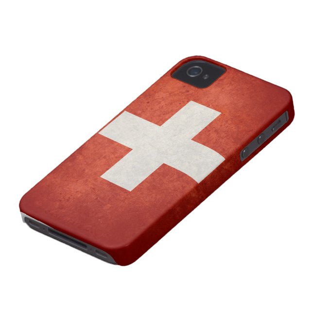 Funda De Case-Mate Para iPhone Bandera de Suiza (Abajo)