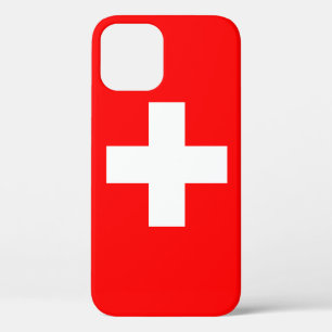 Funda Para iPhone 12 Bandera de Suiza