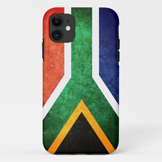 Funda De Case-Mate Para iPhone Bandera de Suráfrica (Reverso)