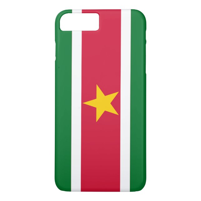 Funda De Case-Mate Para iPhone Bandera de Surinam (Reverso)