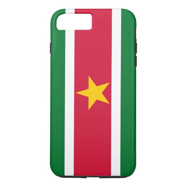 Funda De Case-Mate Para iPhone Bandera de Surinam (Reverso)