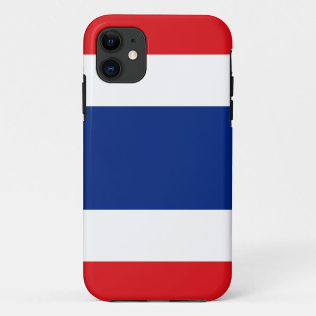 Funda De Case-Mate Para iPhone Bandera de Tailandia (Reverso)