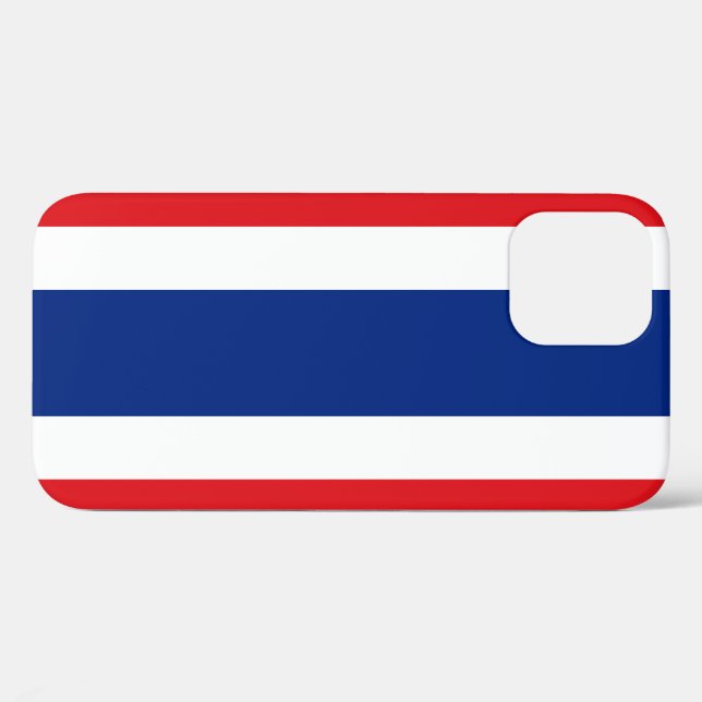 Funda De Case-Mate Para iPhone Bandera de Tailandia (Reverso (Horizontal))