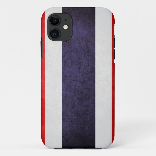 Funda De Case-Mate Para iPhone Bandera de Tailandia (Reverso)