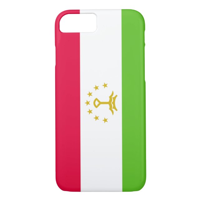 Funda De Case-Mate Para iPhone Bandera de Tayikistán (Reverso)