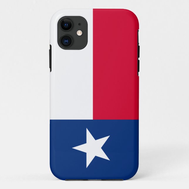 Funda De Case-Mate Para iPhone Bandera de Tejas (Reverso)