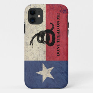 Funda Para iPhone 11 Bandera de Tejas y de Gadsden