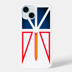 Funda Para iPhone 15 Bandera de Terranova y Labrador