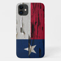 Bandera de Texas Paint Peel Look