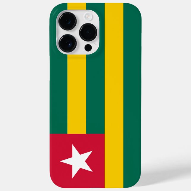Funda De Case-Mate Para iPhone Bandera de Togo (Reverso)