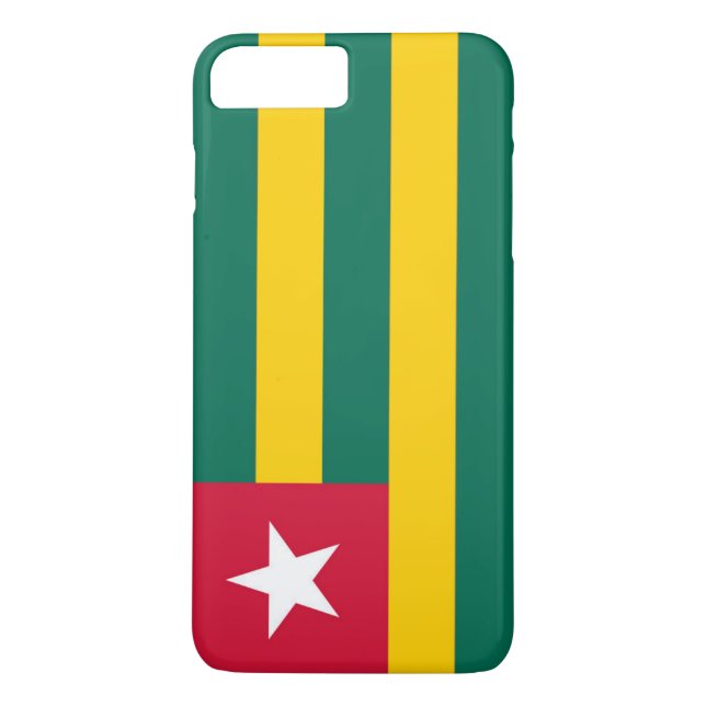 Funda De Case-Mate Para iPhone Bandera de Togo (Reverso)
