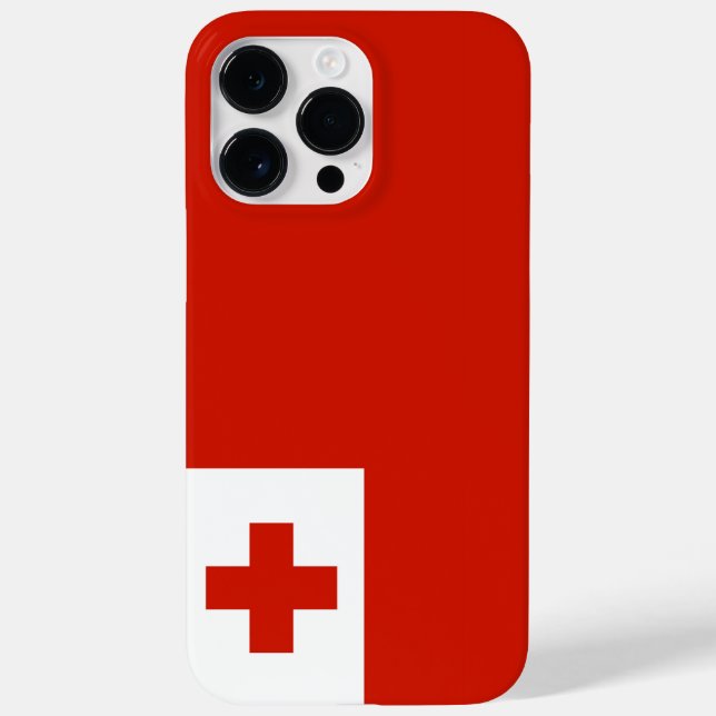 Funda De Case-Mate Para iPhone Bandera de Tonga (Reverso)