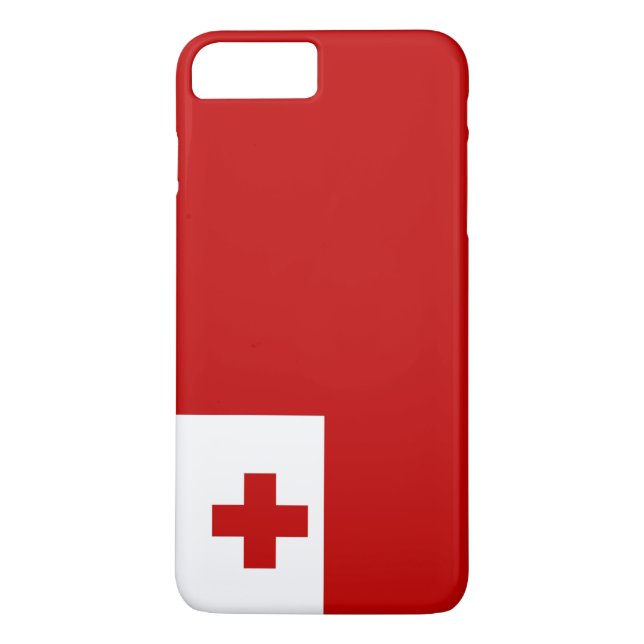 Funda De Case-Mate Para iPhone Bandera de Tonga (Reverso)