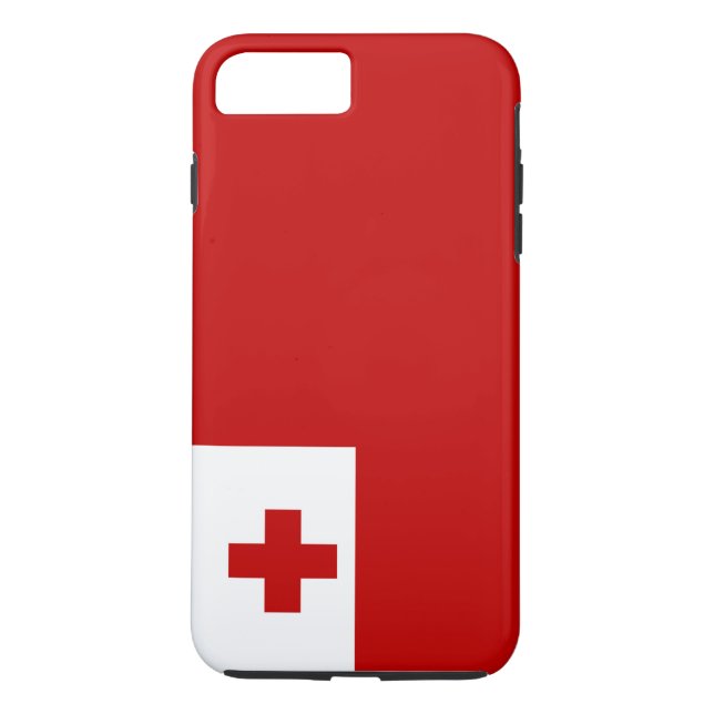 Funda De Case-Mate Para iPhone Bandera de Tonga (Reverso)