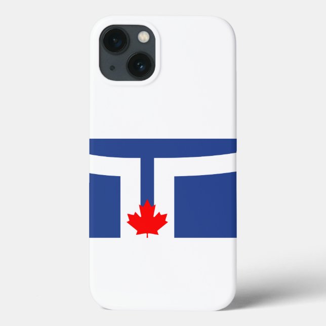 Funda De Case-Mate Para iPhone Bandera de Toronto, Ontario (Reverso)
