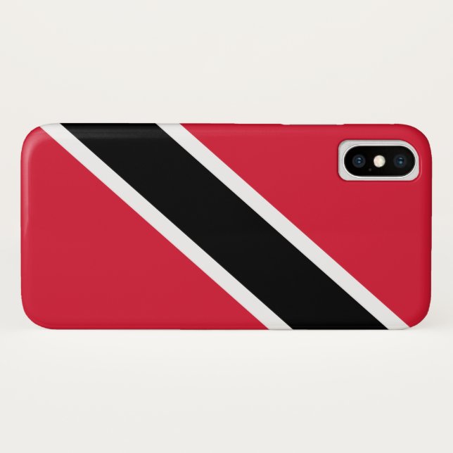 Funda De Case-Mate Para iPhone Bandera de Trinidad y Tobago (Reverso (horizontal))