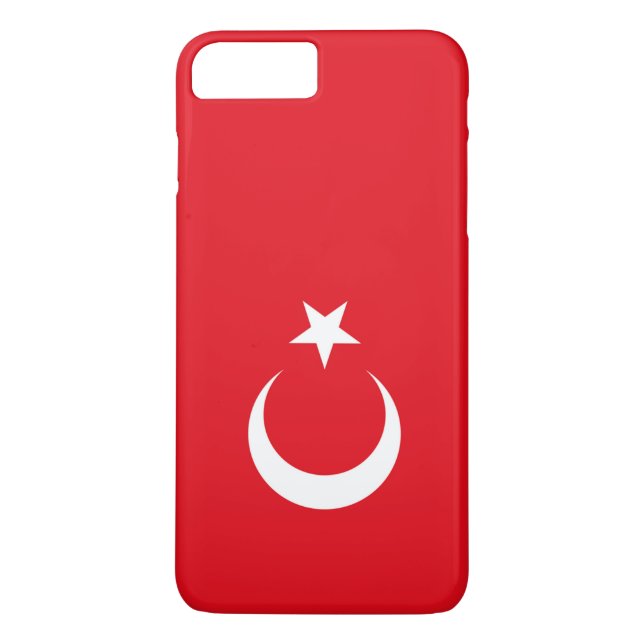 Funda De Case-Mate Para iPhone Bandera de Turquía (Reverso)