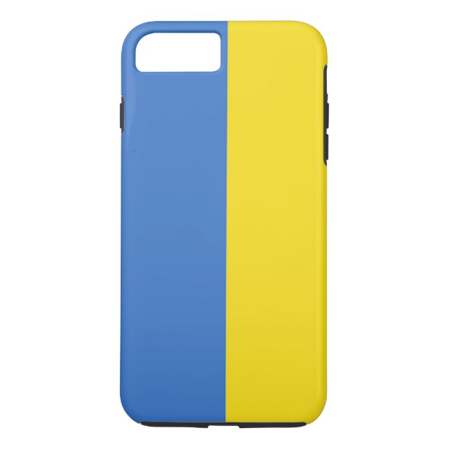 Funda De Case-Mate Para iPhone Bandera de Ucrania (Reverso)