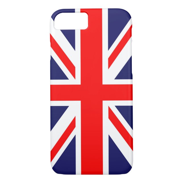 Funda De Case-Mate Para iPhone Bandera de Union Jack (Reverso)