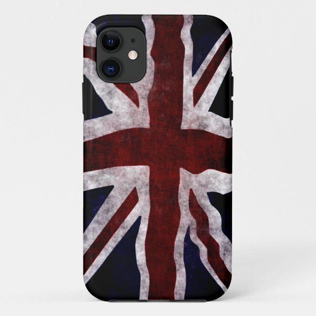 Funda De Case-Mate Para iPhone Bandera de Unión Patriótica Jack Reino Unido (Reverso)