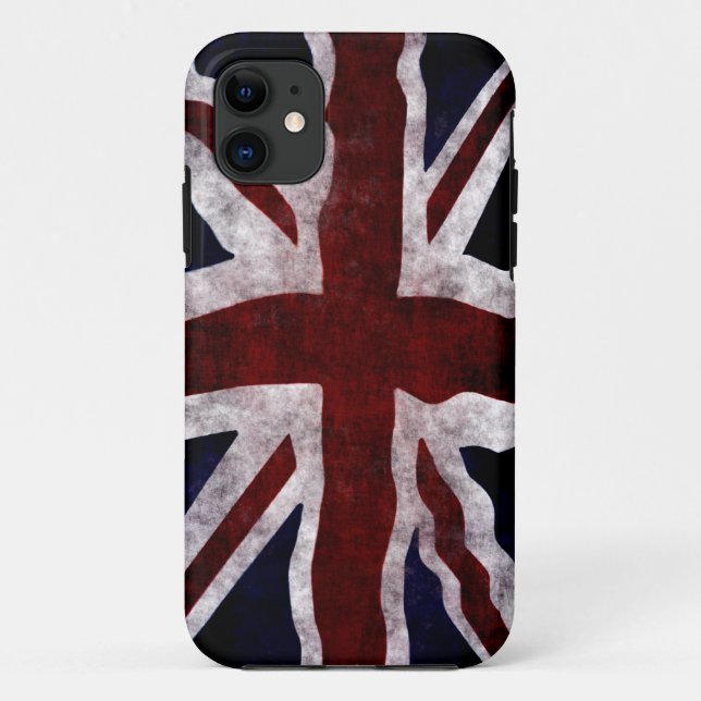 Funda De Case-Mate Para iPhone Bandera de Unión Patriótica Jack Reino Unido (Reverso)
