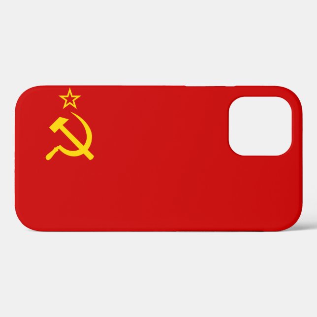 FUNDA DE Case-Mate PARA iPhone BANDERA DE URSS (Reverso  (Horizonal))