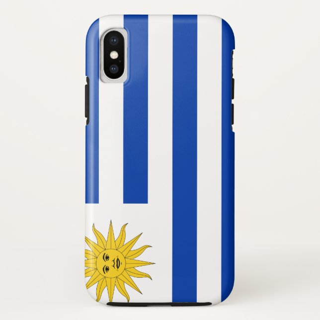 Funda De Case-Mate Para iPhone Bandera de Uruguay (Reverso)