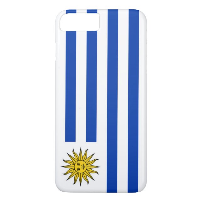 Funda De Case-Mate Para iPhone Bandera de Uruguay (Reverso)