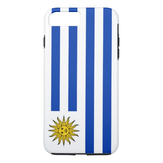 Funda De Case-Mate Para iPhone Bandera de Uruguay (Reverso)